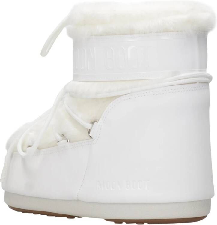 moon boot Witte Winterlaarzen Waterdicht Faux Fur White Dames