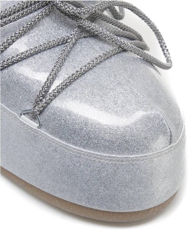 moon boot Zilveren Enkellaarzen voor Vrouwen Gray Dames