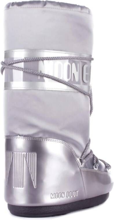 moon boot Zilveren Winterlaarzen Stijlvol Nylon Gray Dames