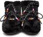 Moon boot Zwarte Faux-Fur Kralen Ontwerp Laarzen Black Dames - Thumbnail 3