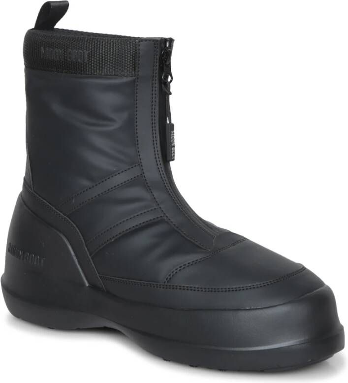 moon boot Zwarte Enkellaarsjes voor Winterstijl Black Heren