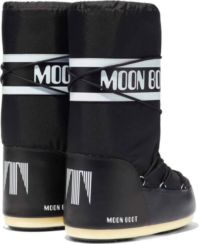 moon boot Zwarte enkellaarzen voor heren Black Heren