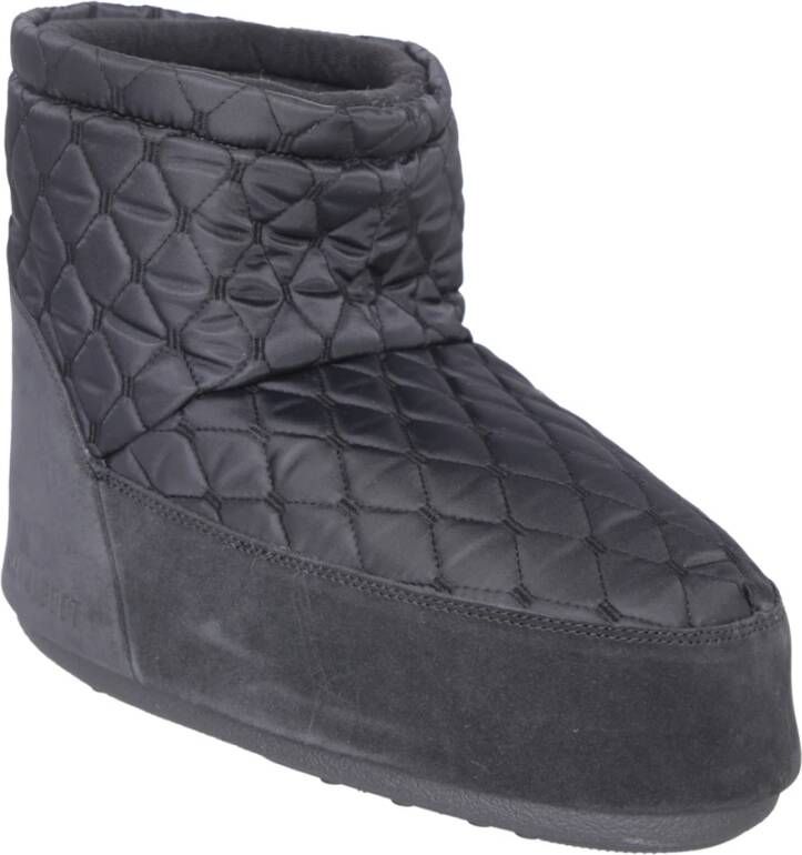 moon boot Zwarte Enkellaarzen voor Mannen Black Heren