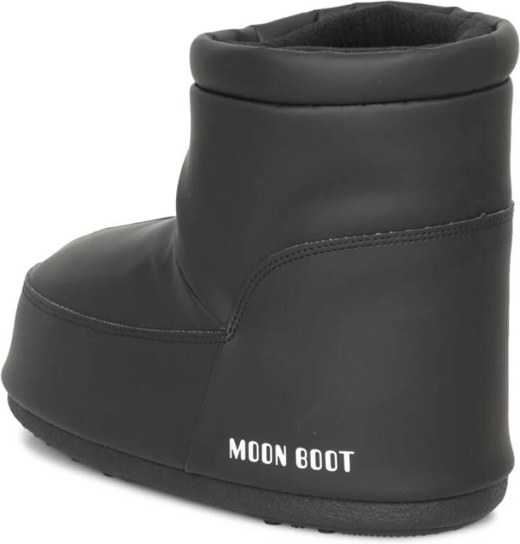 moon boot Zwarte Enkellaarzen voor Mannen Black Heren