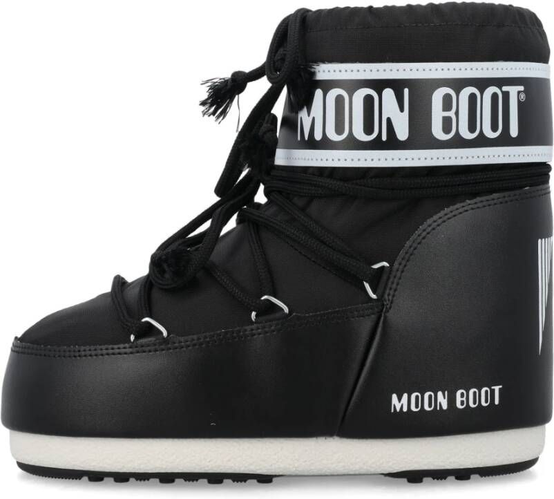 moon boot Zwarte Gesloten Icon Low Nylon Laarzen Black Dames