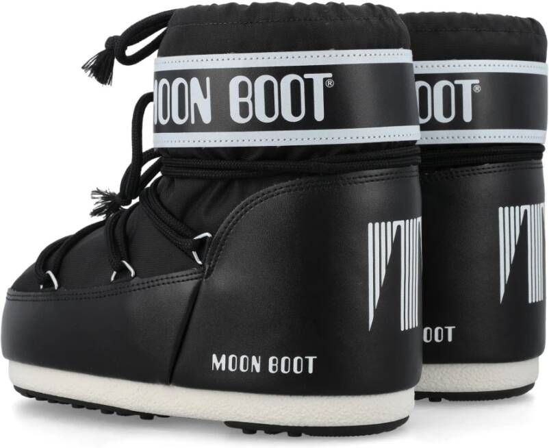 moon boot Zwarte Gesloten Icon Low Nylon Laarzen Black Dames