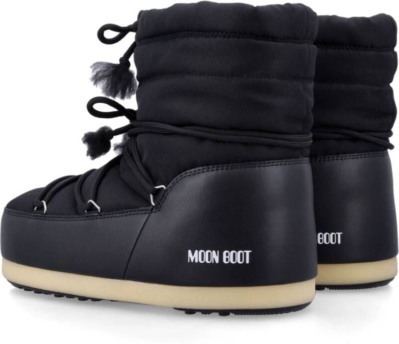 moon boot Zwarte Gesloten Nylonlaarzen EVX Light Black Dames