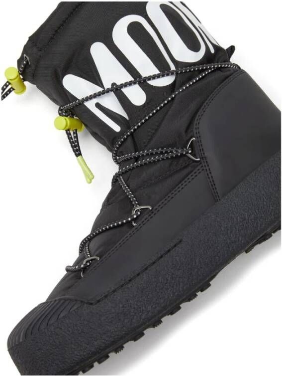 moon boot Zwarte Hybride Wandelsneakers Black Heren