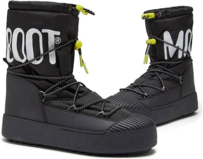 moon boot Zwarte Hybride Wandelsneakers Black Heren