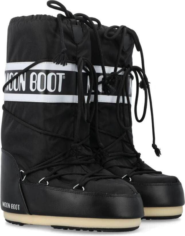 moon boot Iconische Nylon Winterlaarzen Black Dames