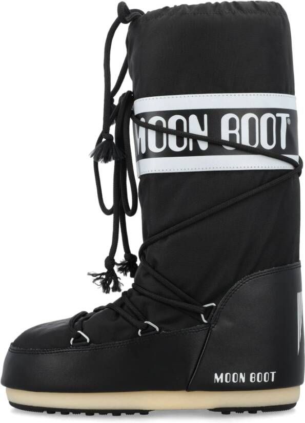 moon boot Iconische Nylon Winterlaarzen Black Dames