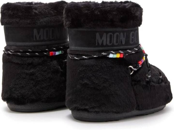 moon boot Zwarte Icon Kralenlaarzen Black Dames