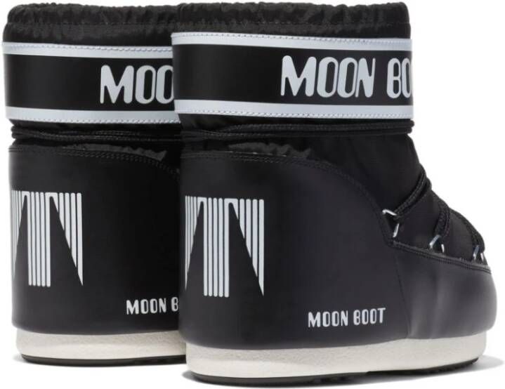 moon boot Zwarte Icon Low Gevoerde Laarzen Black Dames