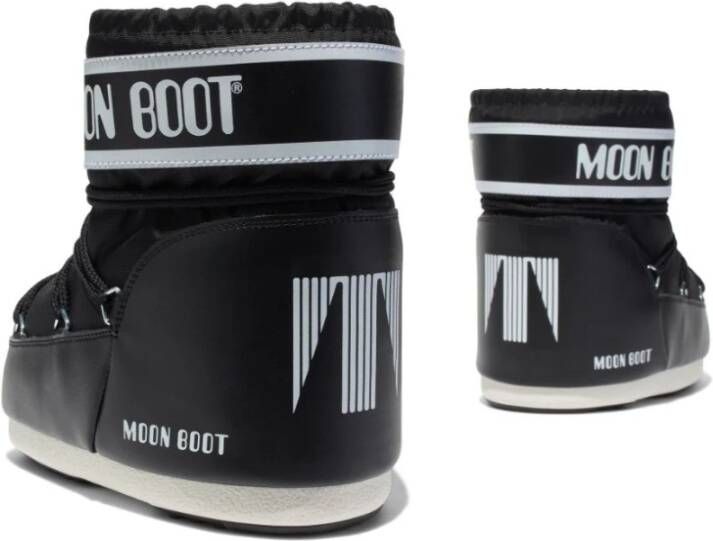 moon boot Zwarte Icon Low Gevoerde Laarzen Black Dames