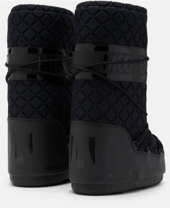 moon boot Zwarte Icon Quilt Laarzen Black Dames