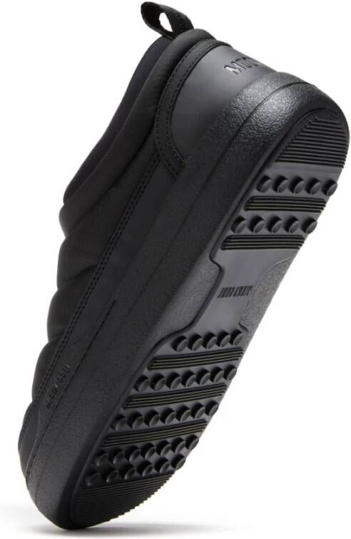 moon boot Zwarte Logo Sandalen Slip-On Stijl Black Heren