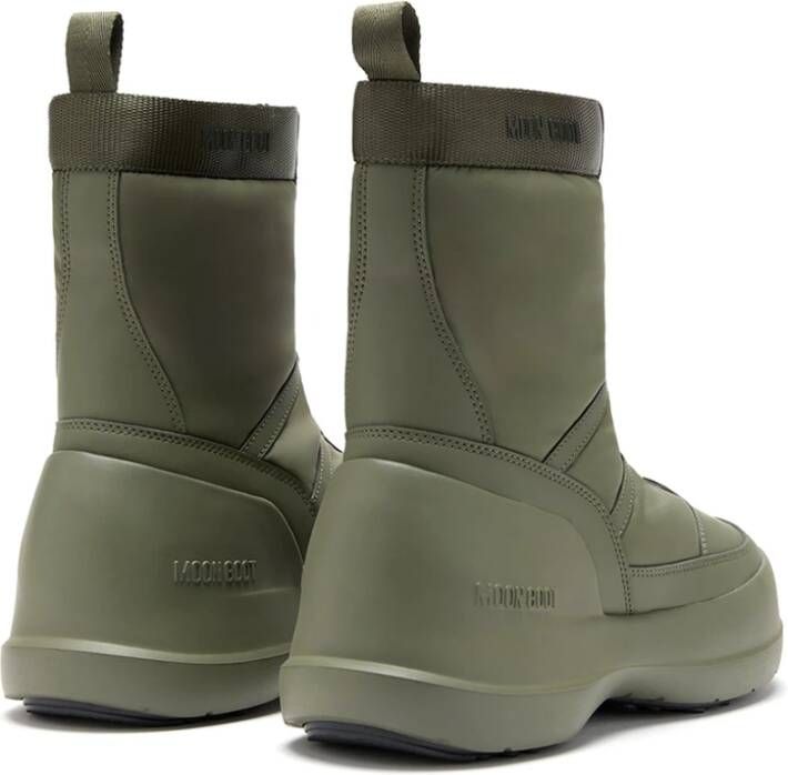 moon boot Zwarte Luna Rits Ontwerp Laarzen Green Heren