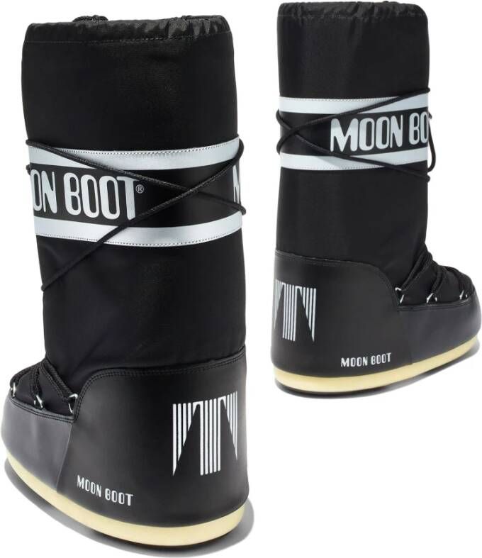 moon boot Zwarte Nylon Icon Laarzen Black Heren