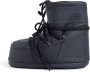 Moon boot Zwarte Rubberlaarzen Vetersluiting Black Dames - Thumbnail 2