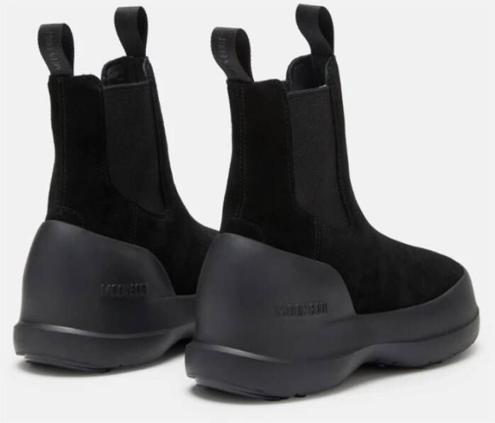 moon boot Zwarte Suède Chelsea Waterdichte Laarzen Black Heren