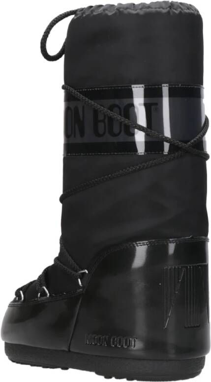 moon boot Zwarte Waterdichte Nylon Winterlaarzen Black Dames