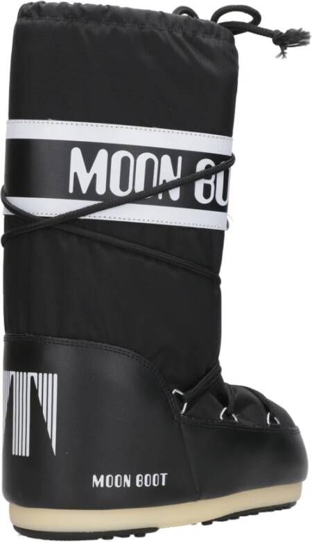 moon boot Zwarte Waterdichte Nylon Winterlaarzen Black Dames