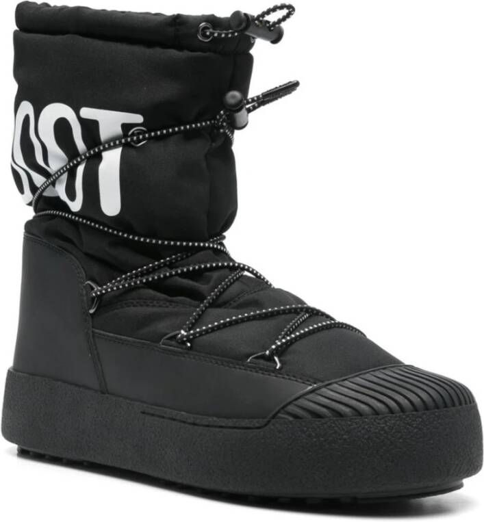 moon boot Zwarte Winterlaarzen Slip-On Stijl Black Heren