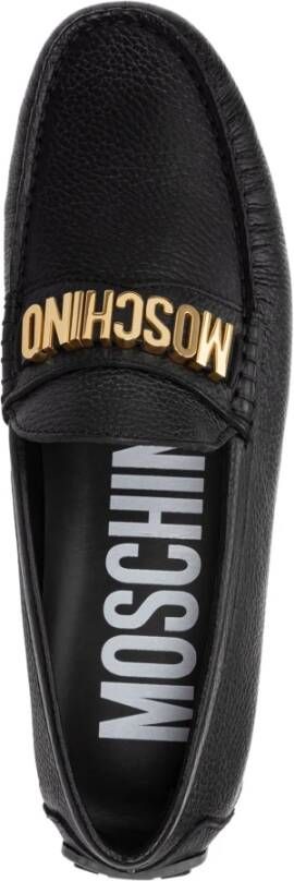 Moschino Casual Instap Schoenen Effen Kleur Black Heren