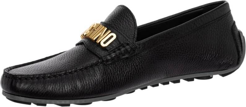 Moschino Casual Instap Schoenen Effen Kleur Black Heren