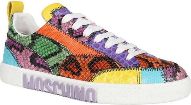 Moschino Contrasterende lage sneakers Multicolor Dames