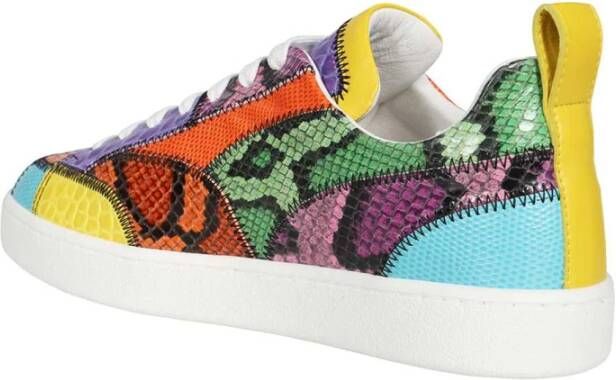 Moschino Contrasterende lage sneakers Multicolor Dames