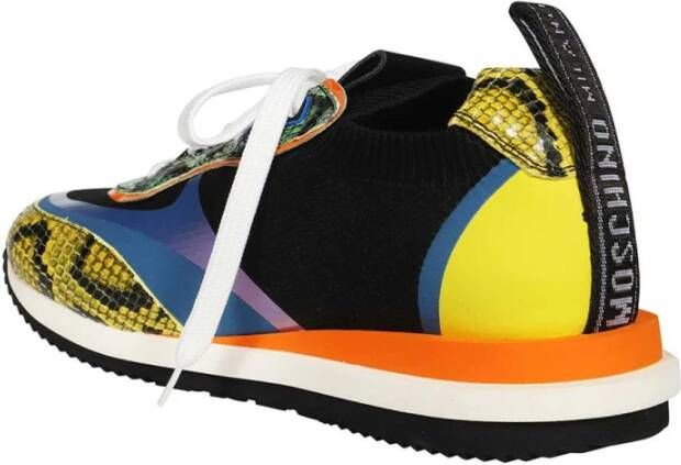 Moschino Contrasterende lage sneakers Multicolor Heren