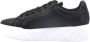 Moschino Dames Sneaker Love van leer in zwart Black Dames - Thumbnail 2