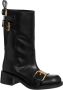 Moschino Boots & laarzen Logo Multistrap in zwart - Thumbnail 3