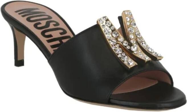 Moschino Fabric heels Zwart Dames