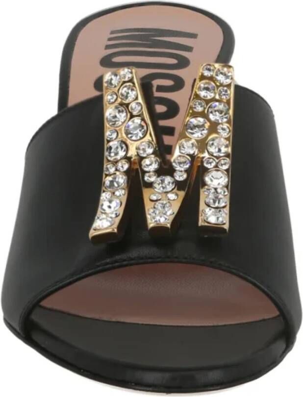 Moschino Fabric heels Zwart Dames