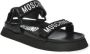 Moschino Flat Sandals Black Heren - Thumbnail 2