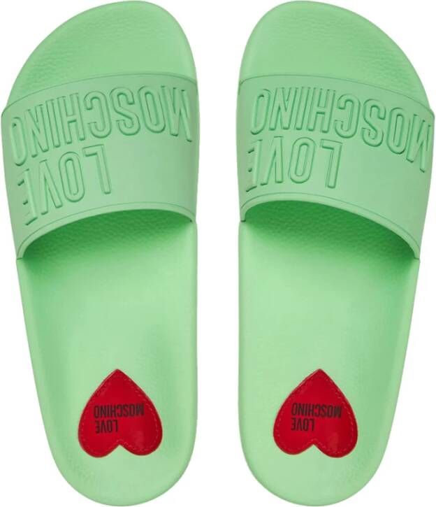 Moschino Groene Sandalen voor Vrouwen Green Dames