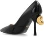 Moschino Hakken met applicatie Black Dames - Thumbnail 5