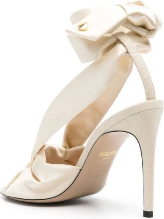 Moschino High Heel Sandals Beige Dames