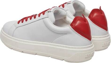 Moschino Kleurrijke Sneakers voor Vrouwen Red Dames