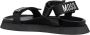 Moschino Klittenbandsluiting Sandalen Effen Kleur Black Heren - Thumbnail 4