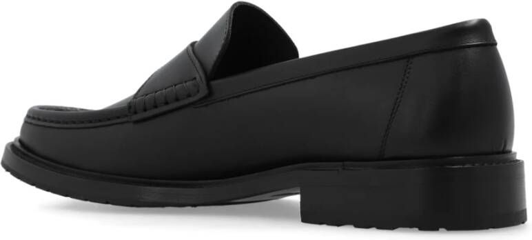 Moschino Leren loafers Black Heren