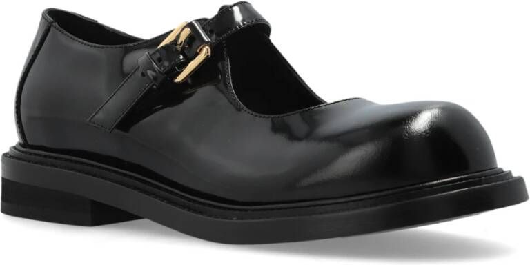 Moschino Leren schoenen Black Dames