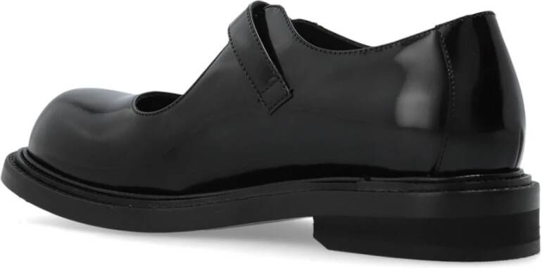 Moschino Leren schoenen Black Dames