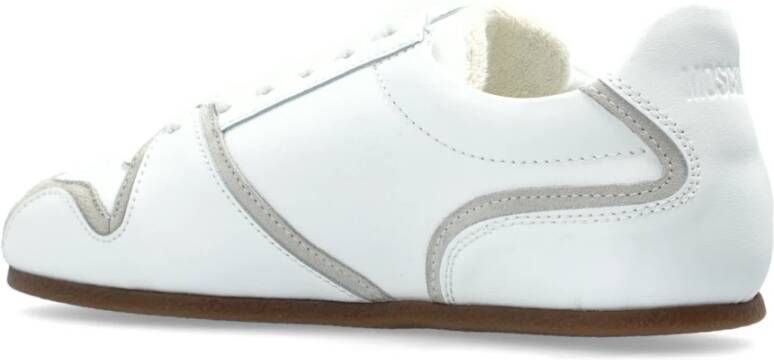 Moschino Leren sneakers White Dames