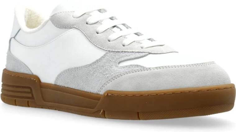 Moschino Leren sneakers White Heren