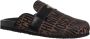 Moschino Logo Slippers Brown Heren - Thumbnail 3