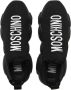 Moschino Logo Sneakers Zwart Rubberen Zool Black Dames - Thumbnail 5