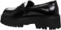 Moschino Multikleur Hearted Brogue Loafers Black Dames - Thumbnail 4